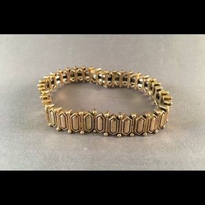 PlunderDesign stretch gold bracelet